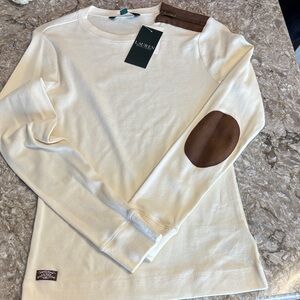 Ralph Lauren Cream Shirt with Brown Details